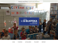 Tablet Screenshot of biblioteka.kleszczow.pl
